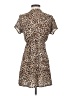 Boohoo Animal Print Tan Casual Dress Size 10 - photo 2