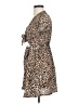 Boohoo Animal Print Tan Casual Dress Size 10 - photo 5