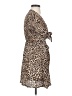 Boohoo Animal Print Tan Casual Dress Size 10 - photo 4