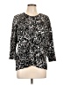 Appleseeds Print Black Pullover Sweater Size L - photo 1