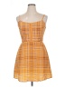 Lily Rose 100% Polyester Plaid Orange Casual Dress Size XL - photo 1