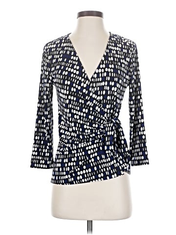 Black Label by Evan Picone 3/4 Sleeve Blouse (view 1)