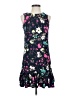 Tommy Hilfiger Floral Black Cocktail Dress Size 2 (petite) - photo 1