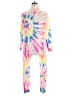 Lezat Tie-dye Multi Color Pink Jumpsuit Size XL - photo 1