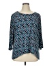 Alfred Dunner Teal 3/4 Sleeve Blouse Size XL - photo 1