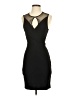 BCBGeneration Solid Black Cocktail Dress Size XXS - photo 1