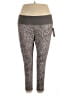 Z by Zella Animal Print Gray Active Pants Size 3X - photo 1