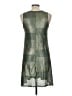 Espresso Graphic Green Casual Dress Size M - photo 2