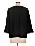 Merokeety Black 3/4 Sleeve Top Size L - photo 2