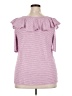 Lane Bryant Purple Short Sleeve Top Size 18 - 20 Plus - photo 2