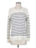 Talbots Stripes Ivory Pullover Sweater Size S - photo 1