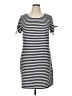 Talbots 100% Cotton Stripes Black Casual Dress Size XL - photo 1