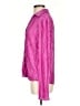 Shein 100% Polyester Metallic Pink Purple Long Sleeve Blouse Size 4 - photo 5