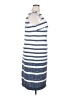 Maya Brooke Stripes Blue Casual Dress Size 18 - photo 4