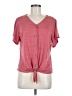 Weatherproof Pink Short Sleeve Top Size M - photo 1
