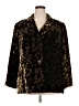 Carmen Marc Valvo 100% Acetate Animal Print Brown Blazer Size 20 - photo 1