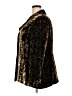 Carmen Marc Valvo 100% Acetate Animal Print Brown Blazer Size 20 - photo 5