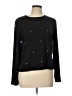 Nina Leonard 100% Acrylic Stars Black Pullover Sweater Size L - photo 1