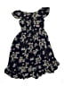 Knit Works 100% Rayon Floral Black Dress Size 10 - photo 2