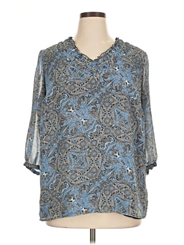 Coldwater Creek 3/4 Sleeve Blouse (view 1)