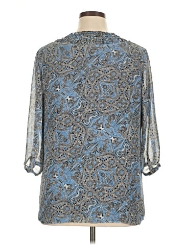 Coldwater Creek 3/4 Sleeve Blouse (view 2)