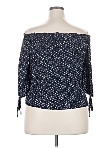 Blush 3/4 Sleeve Blouse (view 2)