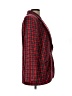Leslie Fay Plaid Red Wool Blazer Size 12 - photo 4