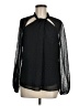 Thalia Sodi 100% Polyester Black Long Sleeve Blouse Size M - photo 1