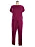 Anrabess Solid Burgundy Jumpsuit Size XL - photo 1