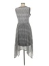 Elle Chevron-herringbone Gray Casual Dress Size M - photo 2