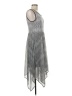 Elle Chevron-herringbone Gray Casual Dress Size M - photo 4
