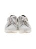 Frankie4 100% Leather Silver White Sneakers Size 6 - photo 2
