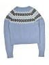 Crewcuts Chevron-herringbone Blue Pullover Sweater Size 10 - photo 2