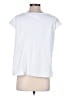 W by Worth 100% Polyester White Short Sleeve Top Size 6 - photo 2
