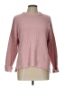 Time and Tru 100% Polyester Solid Pink Pullover Sweater Size L - photo 1
