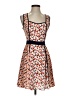 Sugarlips 100% Polyester Print Orange Cocktail Dress Size XS - photo 1