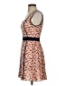 Sugarlips 100% Polyester Print Orange Cocktail Dress Size XS - photo 5