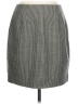 Lord & Taylor 100% Wool Houndstooth Gray Wool Skirt Size 12 - photo 1