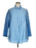 Unbranded 100% Polyester Blue 3/4 Sleeve Blouse Size 1X - photo 1
