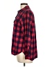 Gap Outlet Checkered-gingham Red Long Sleeve Button-Down Shirt Size L - photo 5