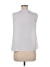 Unbranded 100% Polyester Silver Sleeveless Blouse Size M - photo 2