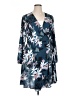 City Chic Print Blue Cocktail Dress Size 16 Plus (S) - photo 1