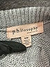 Philosophy Republic Clothing Gray Pullover Sweater Size M - photo 7