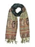 Unbranded Paisley Green Tan Scarf One size - photo 1
