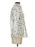 J.Crew 100% Cotton Floral Ivory Long Sleeve Blouse Size 00 - photo 4