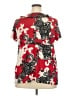 Lane Bryant Red Short Sleeve Blouse Size 18 - 20 Plus - photo 2
