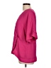 Worthington 100% Polyester Pink Short Sleeve Blouse Size L - photo 5