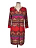 Laundry by Shelli Segal Red Kimono Size 10 - photo 1