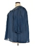 Chaps 100% Cotton Blue 3/4 Sleeve Blouse Size 3X - photo 5