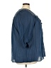Chaps 100% Cotton Blue 3/4 Sleeve Blouse Size 3X - photo 4